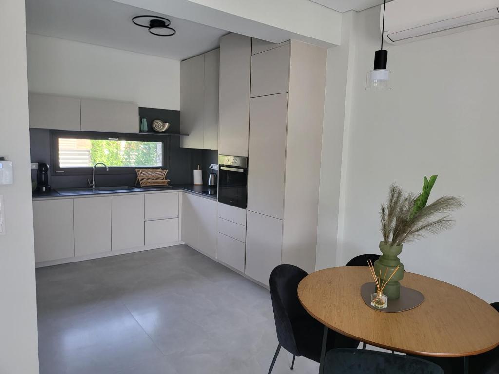 Kuchyň nebo kuchyňský kout v ubytování Olea Valley Villa T2