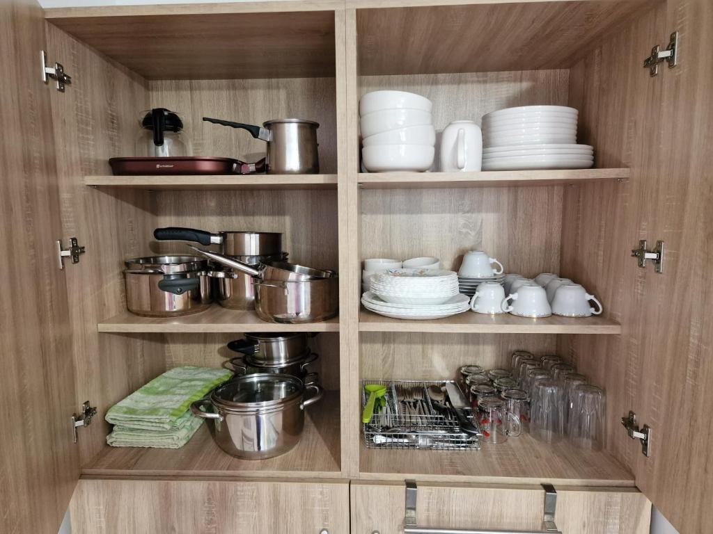 Kuchyň nebo kuchyňský kout v ubytování Casa Matilda