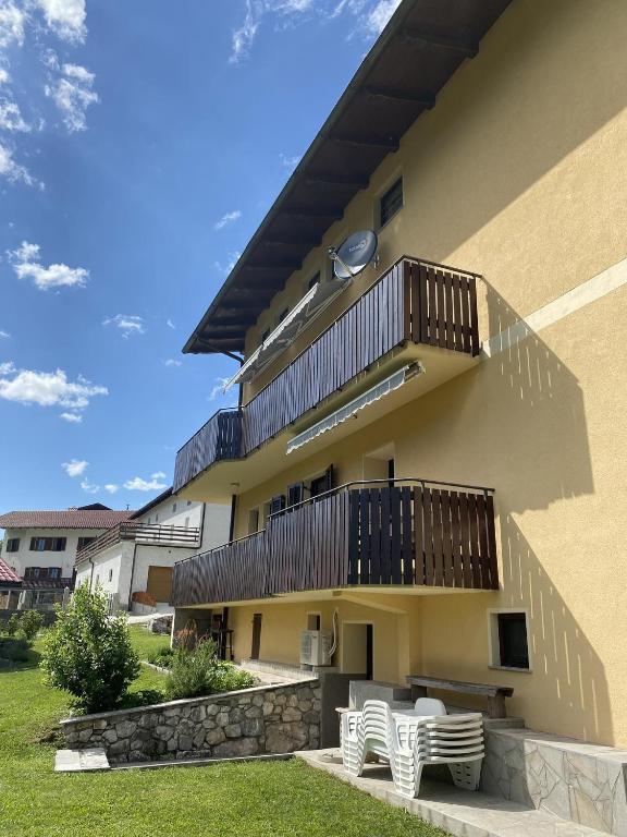 Budova, kde se apartmán nachází