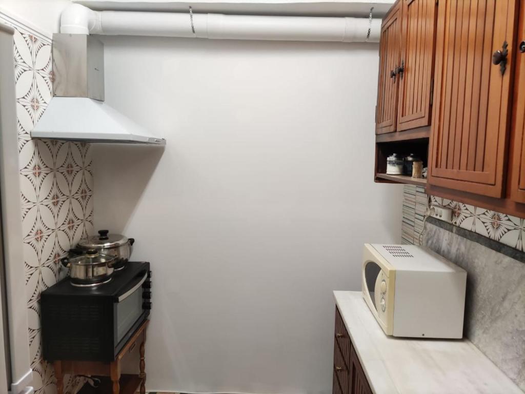 Kuchyň nebo kuchyňský kout v ubytování SISSY APARTMENT