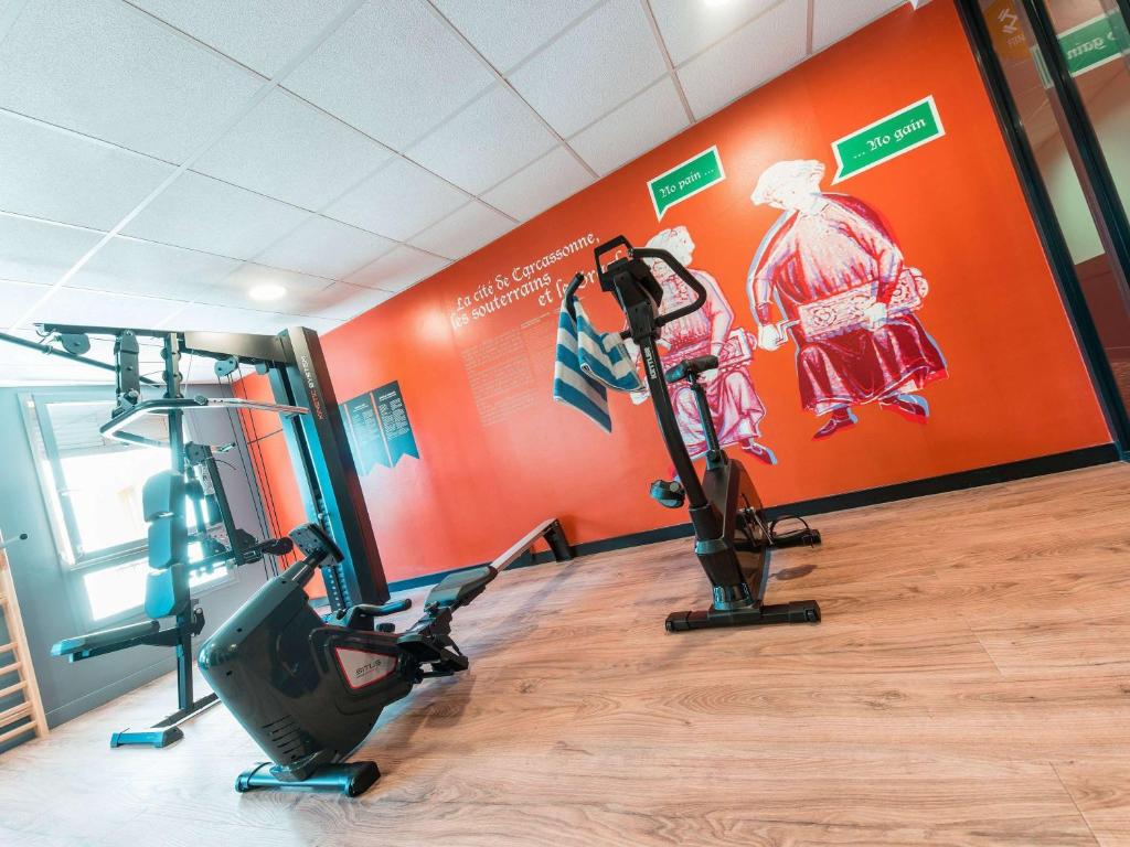 Fitness centrum a/nebo fitness zařízení v ubytování ibis Styles Carcassonne La Cité