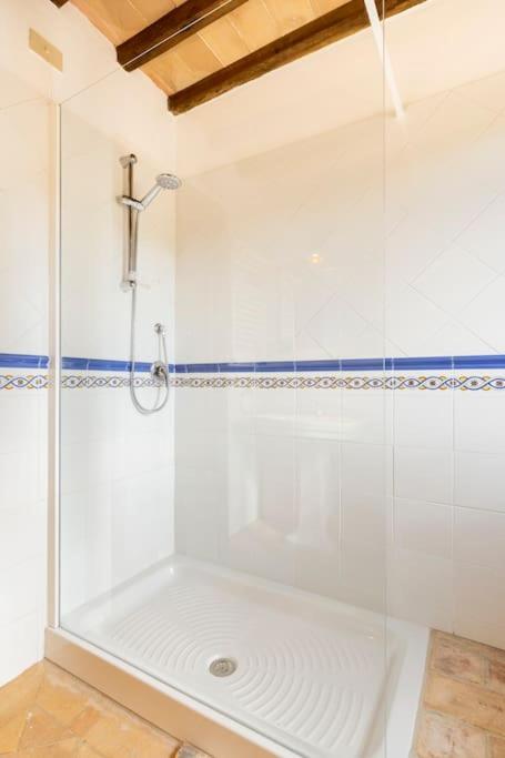 Koupelna v ubytování La Casa di Vignoni Alto