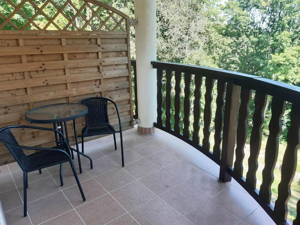 Balkón alebo terasa v ubytovaní Villa Wernera Hotel & Spa