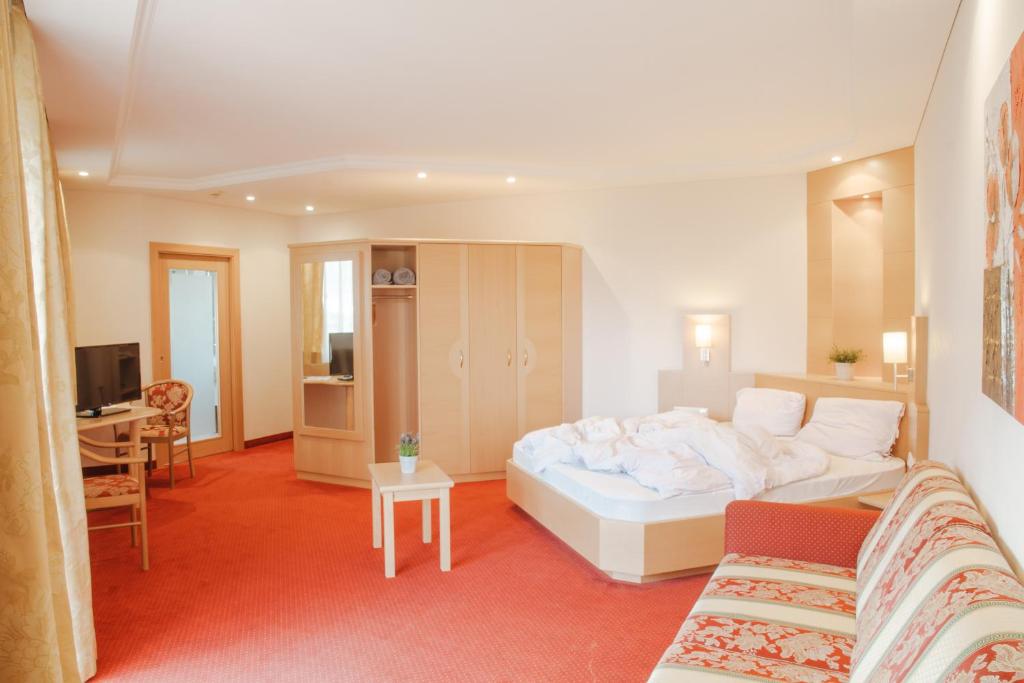 TV a/nebo společenská místnost v ubytování Hotel Elisabeth