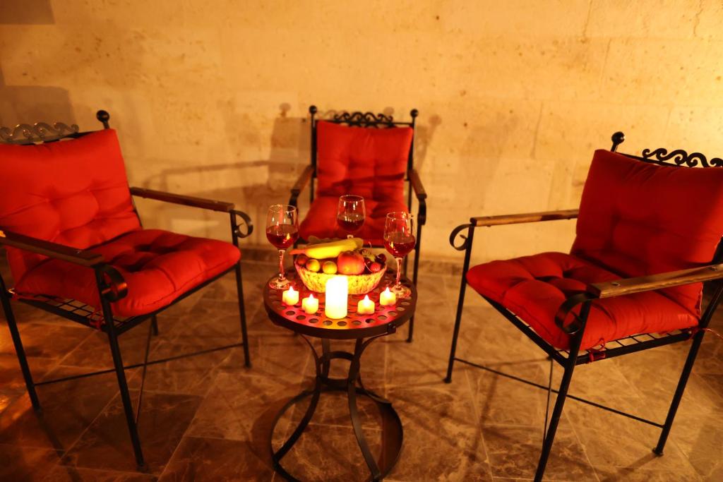 Posezení v ubytování Cordial Cappadocia Hotel