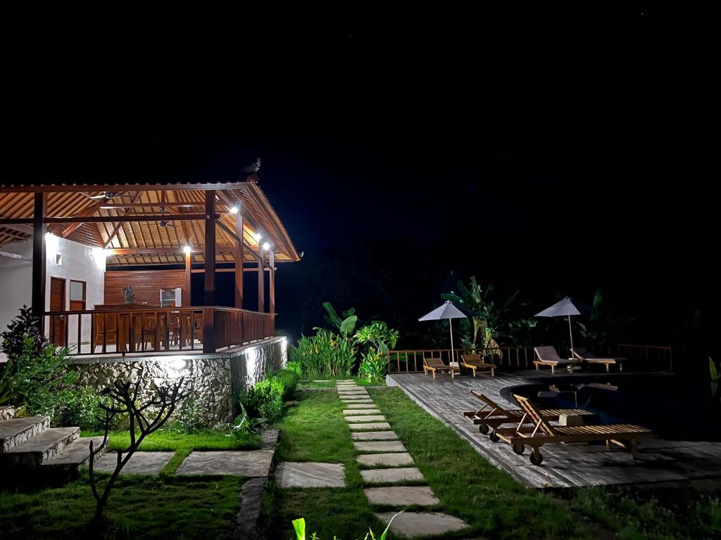 Zahrada ubytování Sunset Hill Lembongan