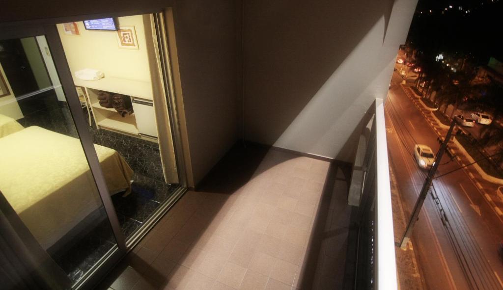Balkón nebo terasa v ubytování Hotel Três Fronteiras