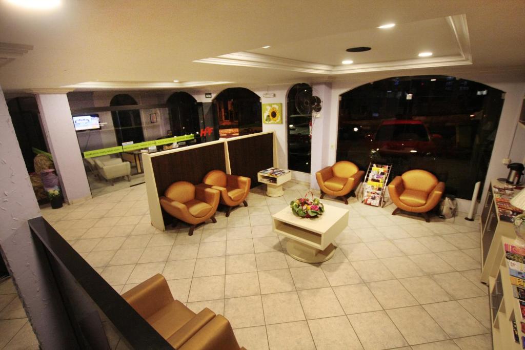 Posezení v ubytování Hotel Três Fronteiras