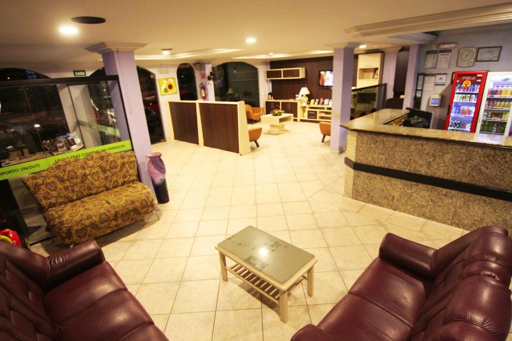 Posezení v ubytování Hotel Três Fronteiras