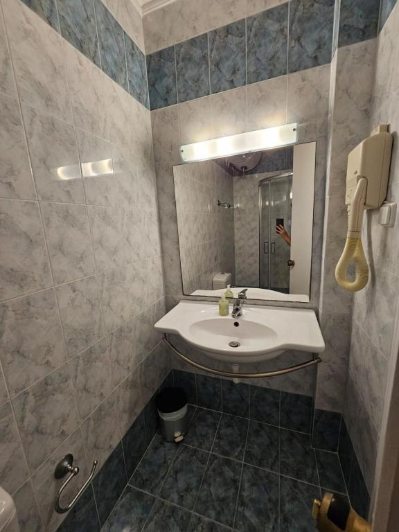 A bathroom at Corfu Glyfada Beach Apartment 40