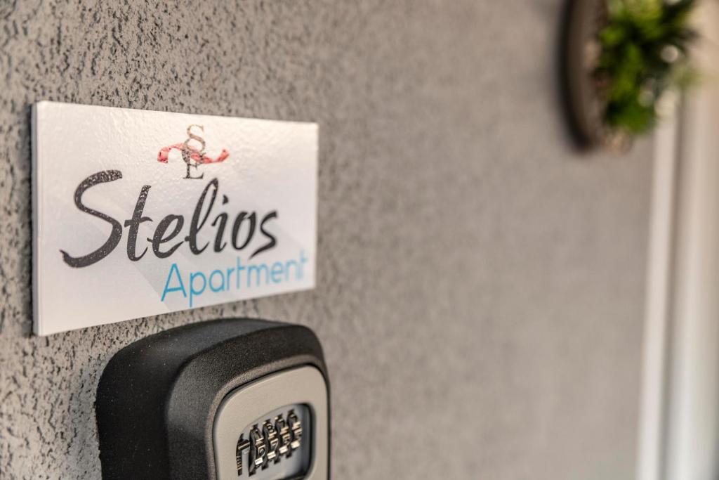 Certifikát, hodnocení, plakát nebo jiný dokument vystavený v ubytování Stelios Apartment
