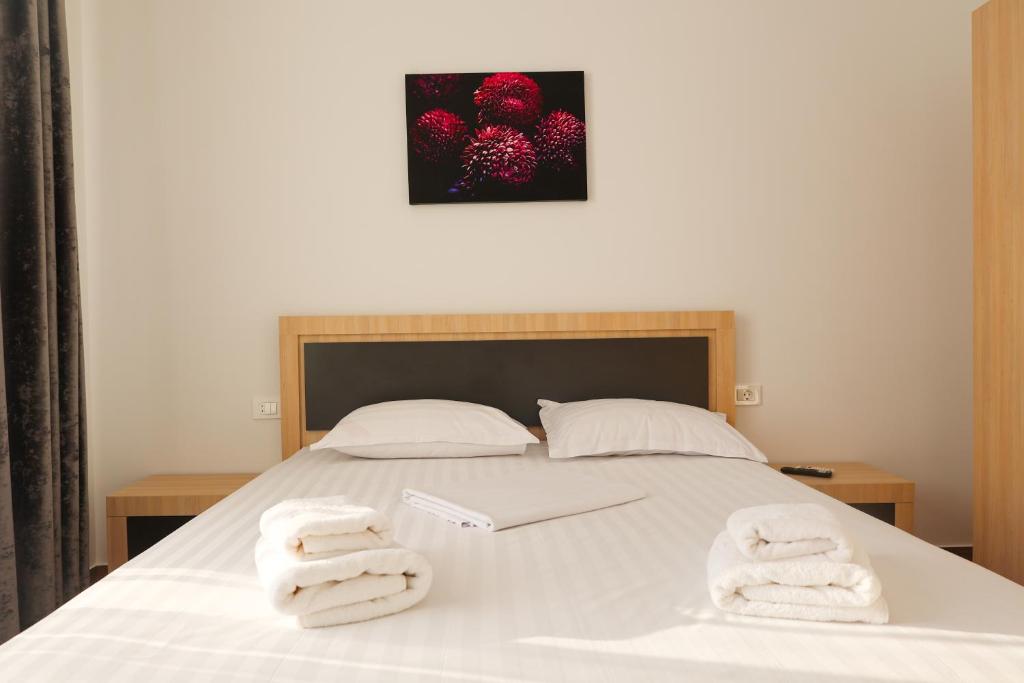 Postel nebo postele na pokoji v ubytování Summer Rest