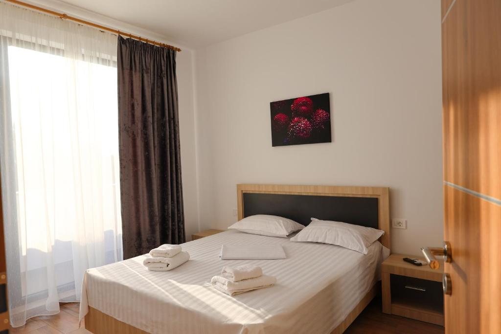 Postel nebo postele na pokoji v ubytování Summer Rest