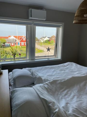 Postel nebo postele na pokoji v ubytování Villa Sharevik