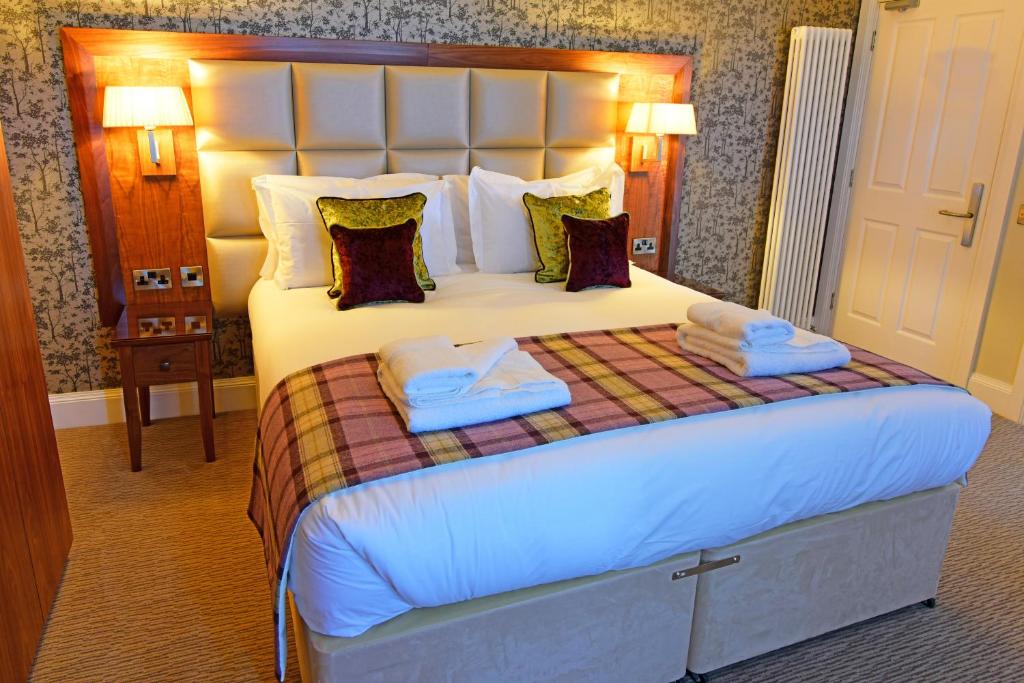 Postel nebo postele na pokoji v ubytování The Townhouse Aberfeldy - Rooms & Breakfast
