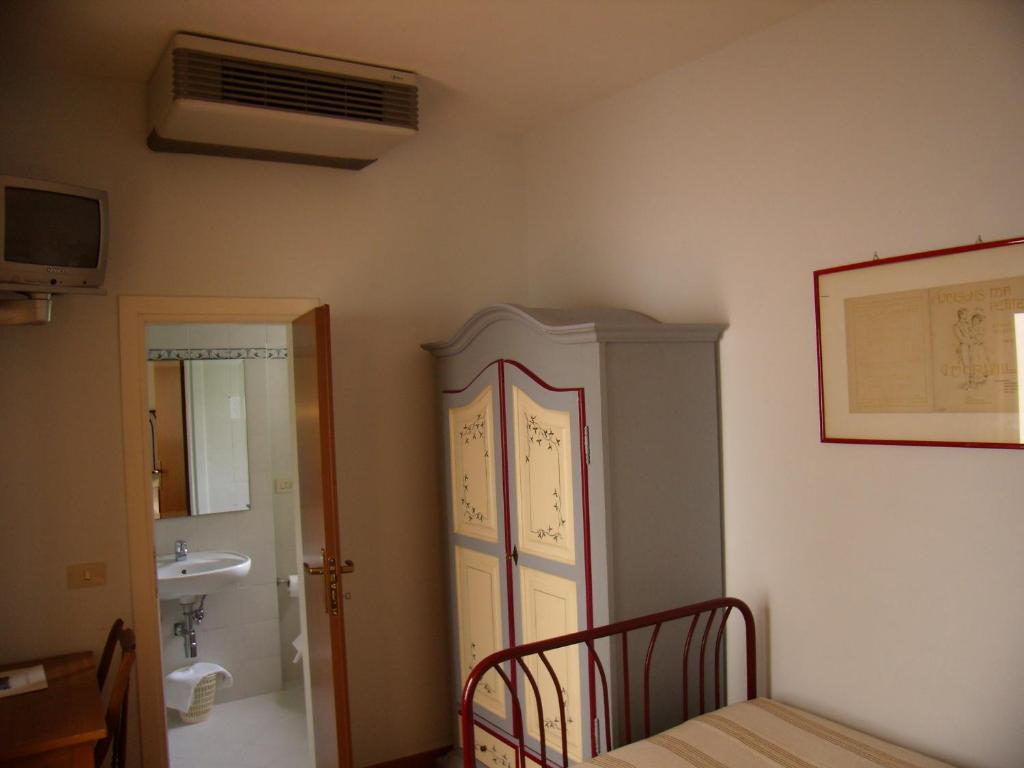 Koupelna v ubytování Hotel Savoia e Campana