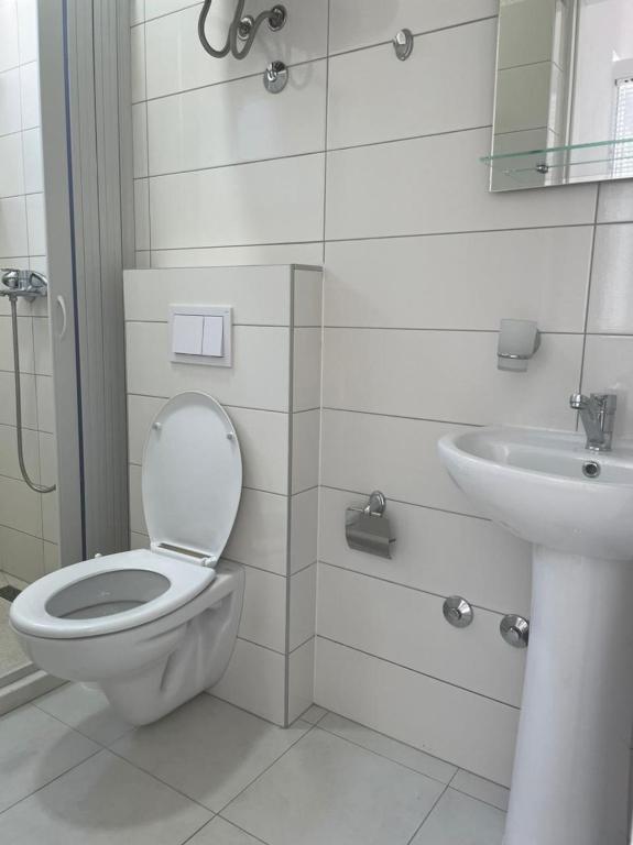 Koupelna v ubytování Jelić apartmani