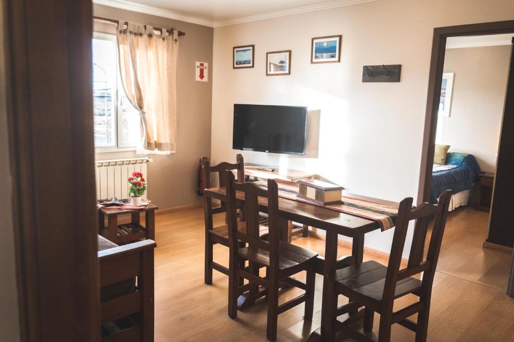 TV a/nebo společenská místnost v ubytování La Posta Apart