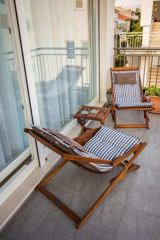 Balkón alebo terasa v ubytovaní Apartment Bloo Suite