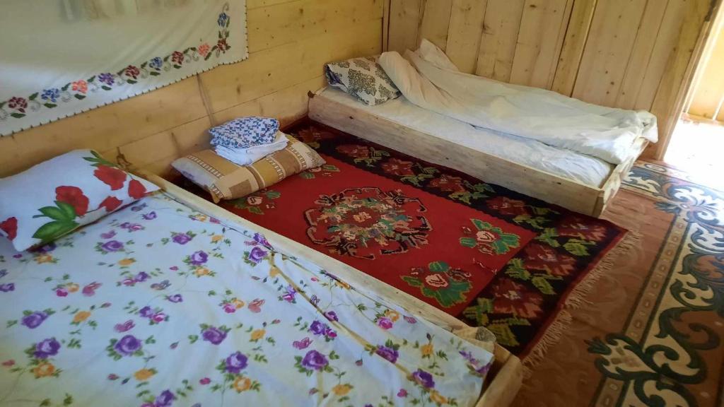 Postel nebo postele na pokoji v ubytování Isov Ranch