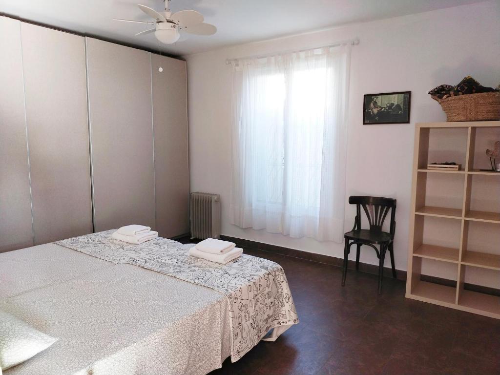 Postel nebo postele na pokoji v ubytování Preciosa casa grande con patio en Sevilla 8PAX