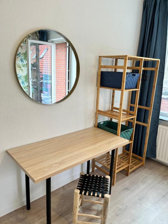 Postel nebo postele na pokoji v ubytování Vilvoorde city center
