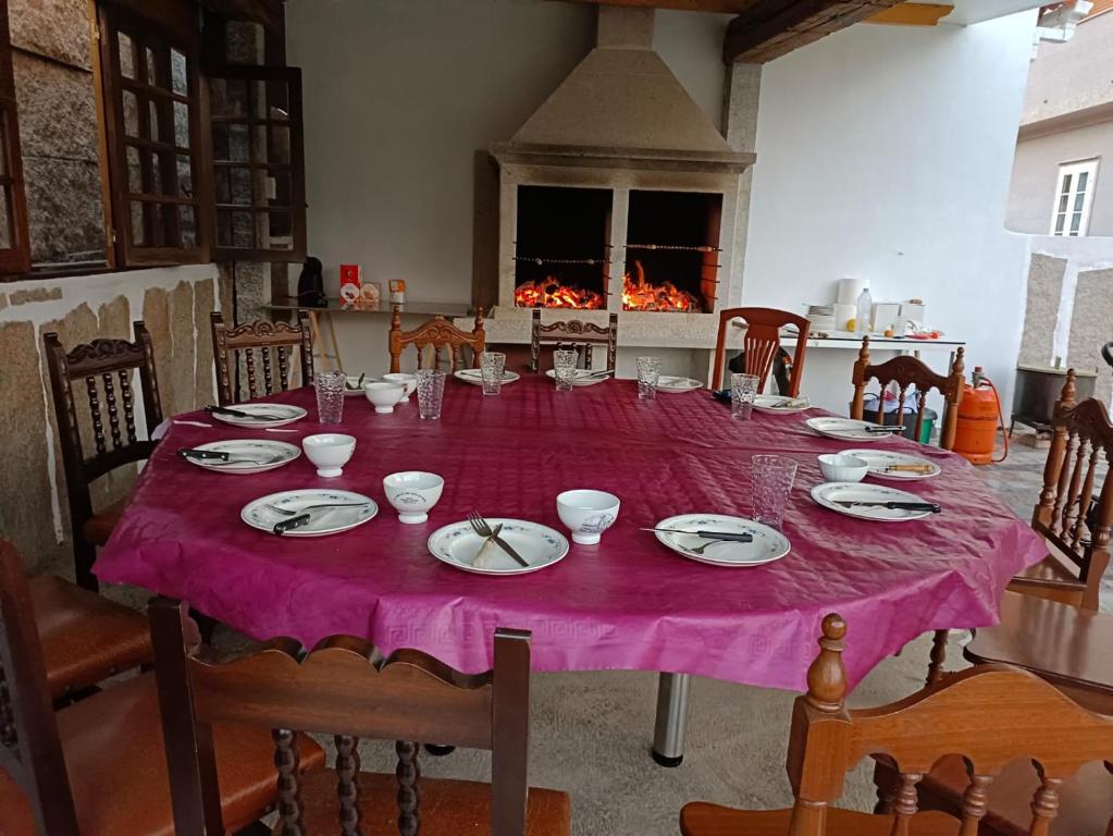 מסעדה או מקום אחר לאכול בו ב-Casa Mareque