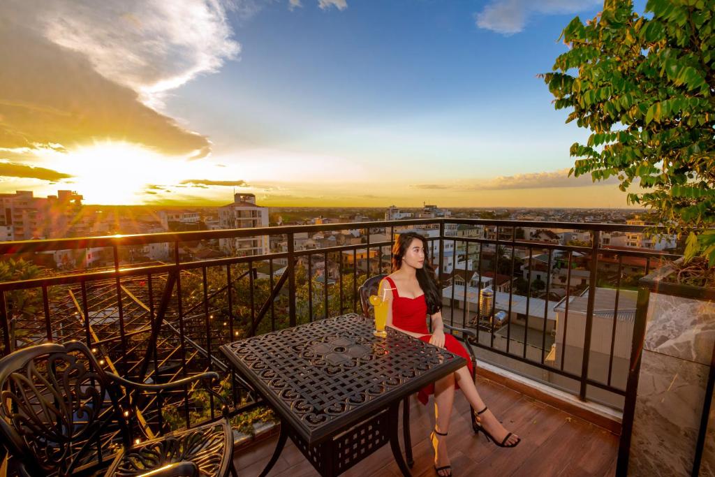 Ban công/sân hiên tại Jade Scene Hotel