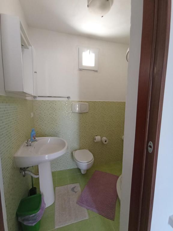 Koupelna v ubytování Stanze nel verde