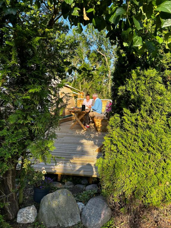 Zahrada ubytování Romantic Luxus Glamping 3