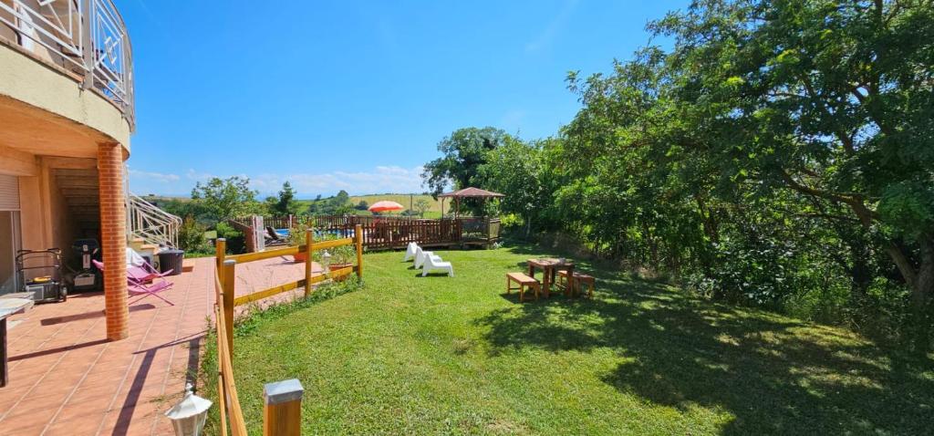 Zahrada ubytování Villa Monplaisir Zen