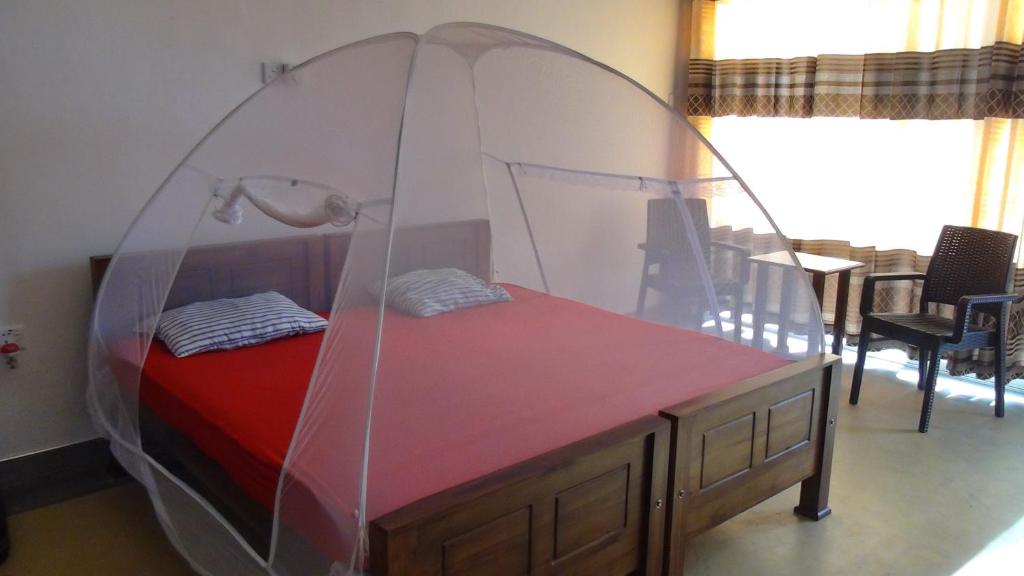 Postel nebo postele na pokoji v ubytování Villa Nemo