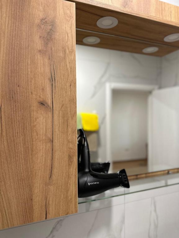 Kuchyň nebo kuchyňský kout v ubytování Apartmani BMD