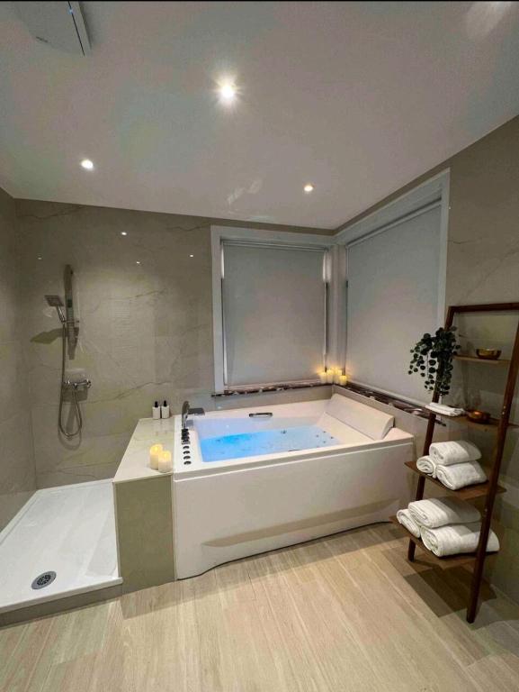Koupelna v ubytování Sublime appartement Calme Cosy & Jacuzzi