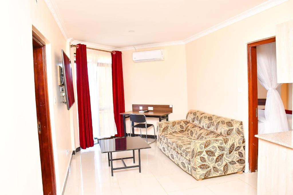 Posezení v ubytování Divine Homes Resort Kisumu