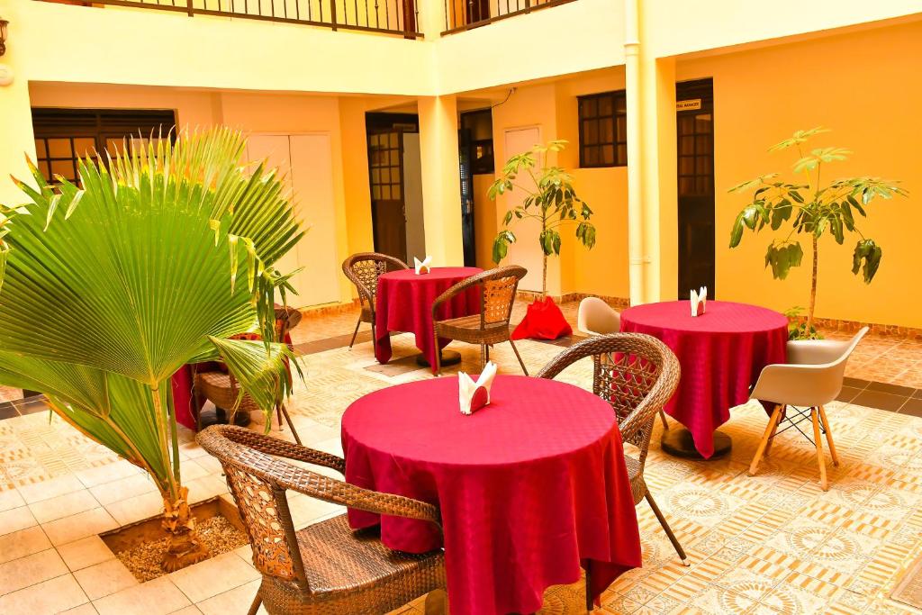 Restaurace v ubytování Divine Homes Resort Kisumu