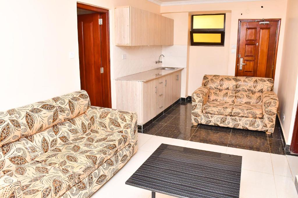 Posezení v ubytování Divine Homes Resort Kisumu