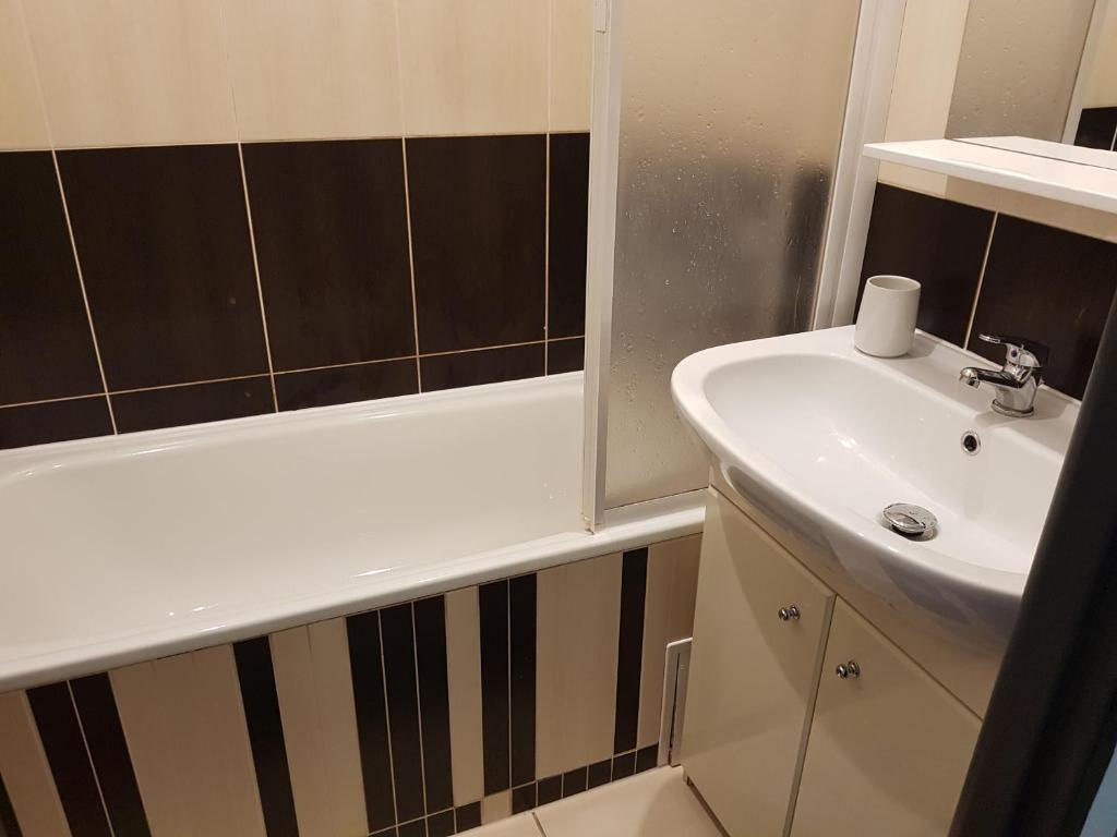 Koupelna v ubytování Apartmán Lenka