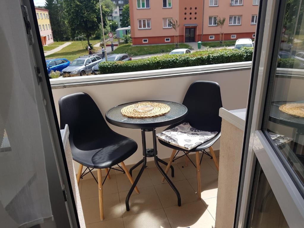 Balkón nebo terasa v ubytování Apartmán Lenka