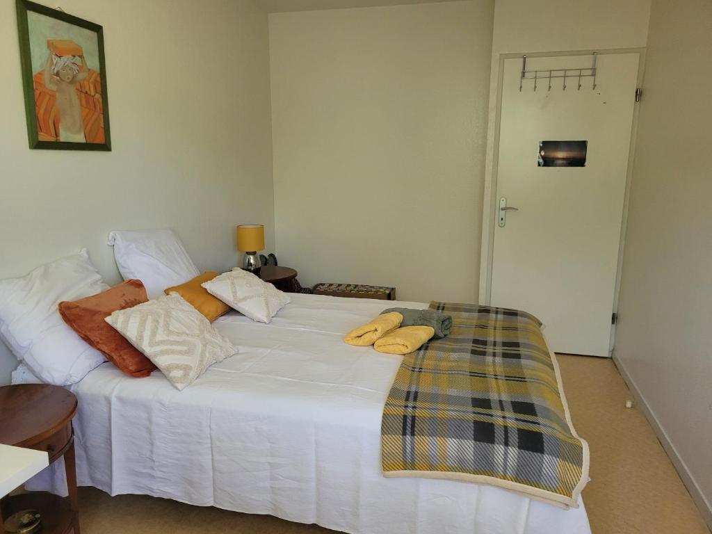 Postel nebo postele na pokoji v ubytování Appartement pechDavid SUD