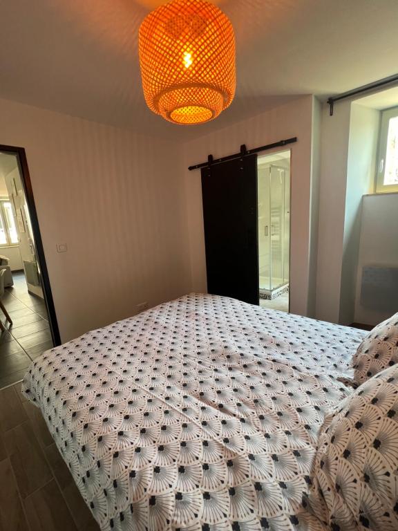 Postel nebo postele na pokoji v ubytování Le Cosy