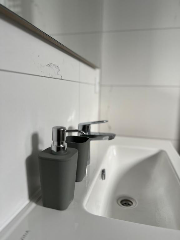 Koupelna v ubytování Apartmány Catalina