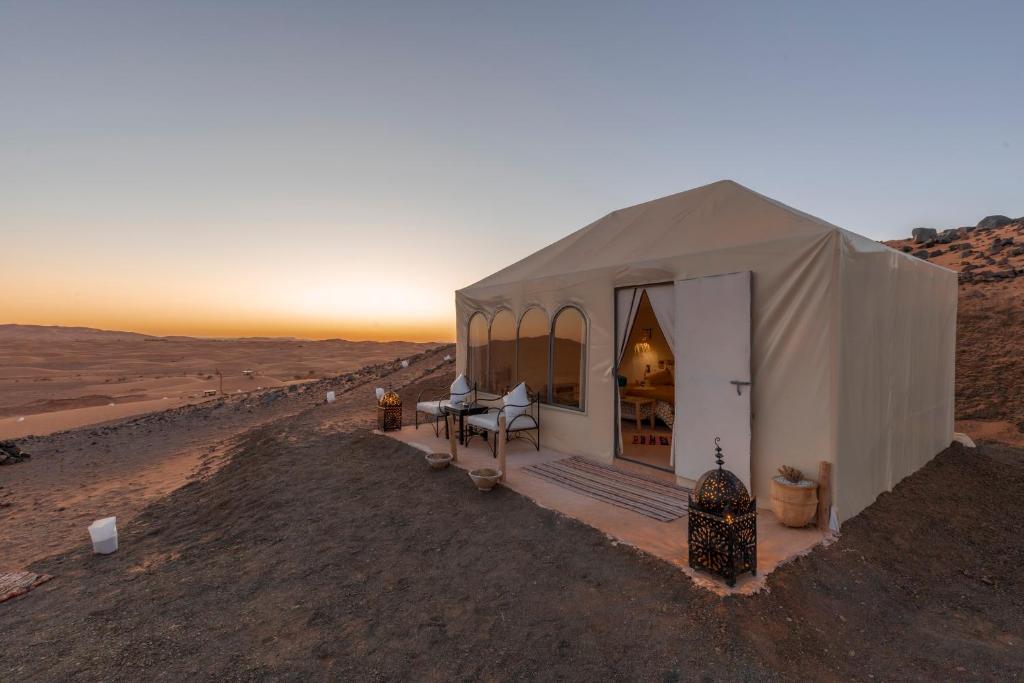 Příroda nedaleko luxury tent