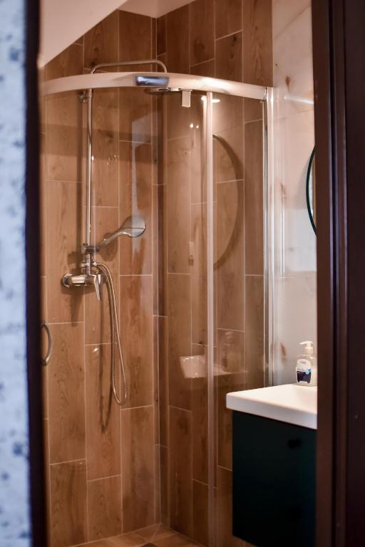 Koupelna v ubytování Jarzębinowy Resort & SPA