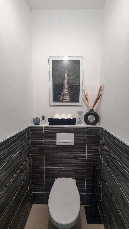 Łazienka w obiekcie Appartement T3 à deux pas du centre-ville