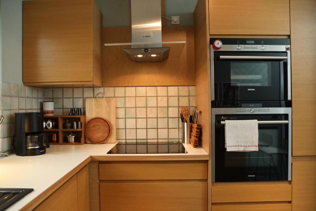 Küche/Küchenzeile in der Unterkunft Marhold Apartments