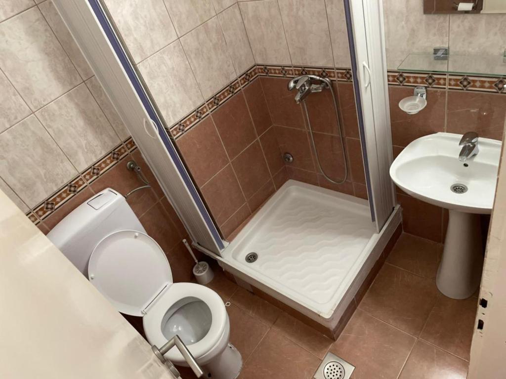 Koupelna v ubytování Jelić apartmani