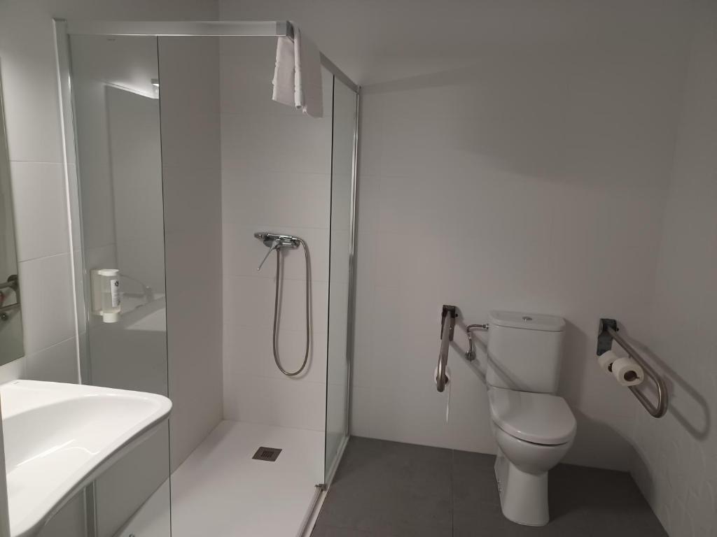 Koupelna v ubytování PALACIO REAL HOSTEL