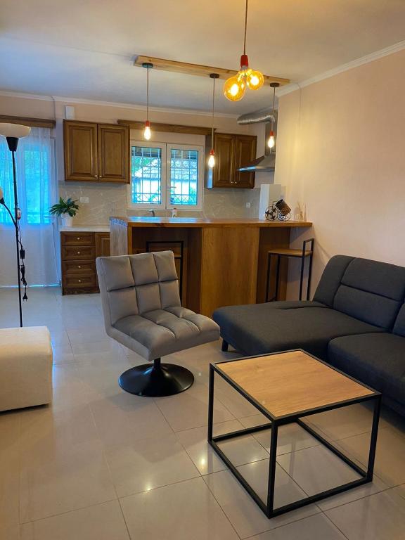 Posezení v ubytování Martin Villa Gjirokaster