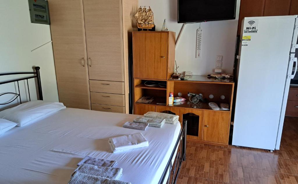 Posteľ alebo postele v izbe v ubytovaní Garden House-Free transfer from airport